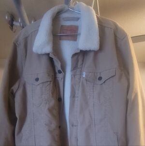 Corduroy Levis Tan & Grey Xl